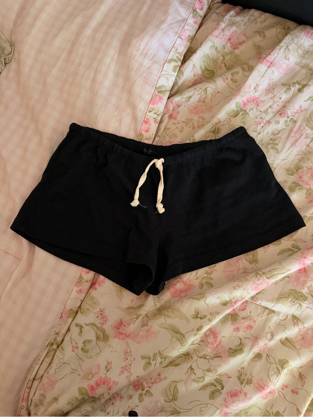 Brandy Melville Black Drawstring Lounge Shorts
